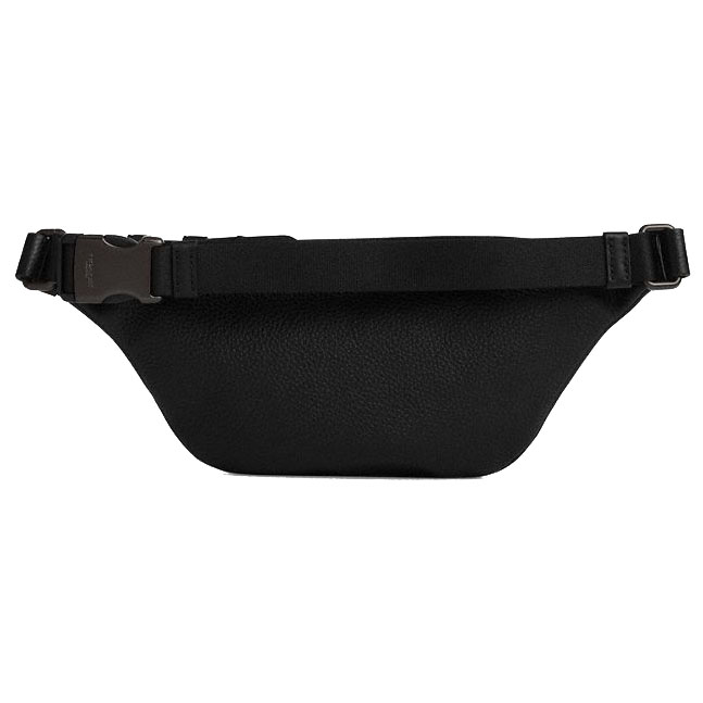 Coach Warren Mini Belt Bag In Signature Jacquard Black Copper Black # CT871