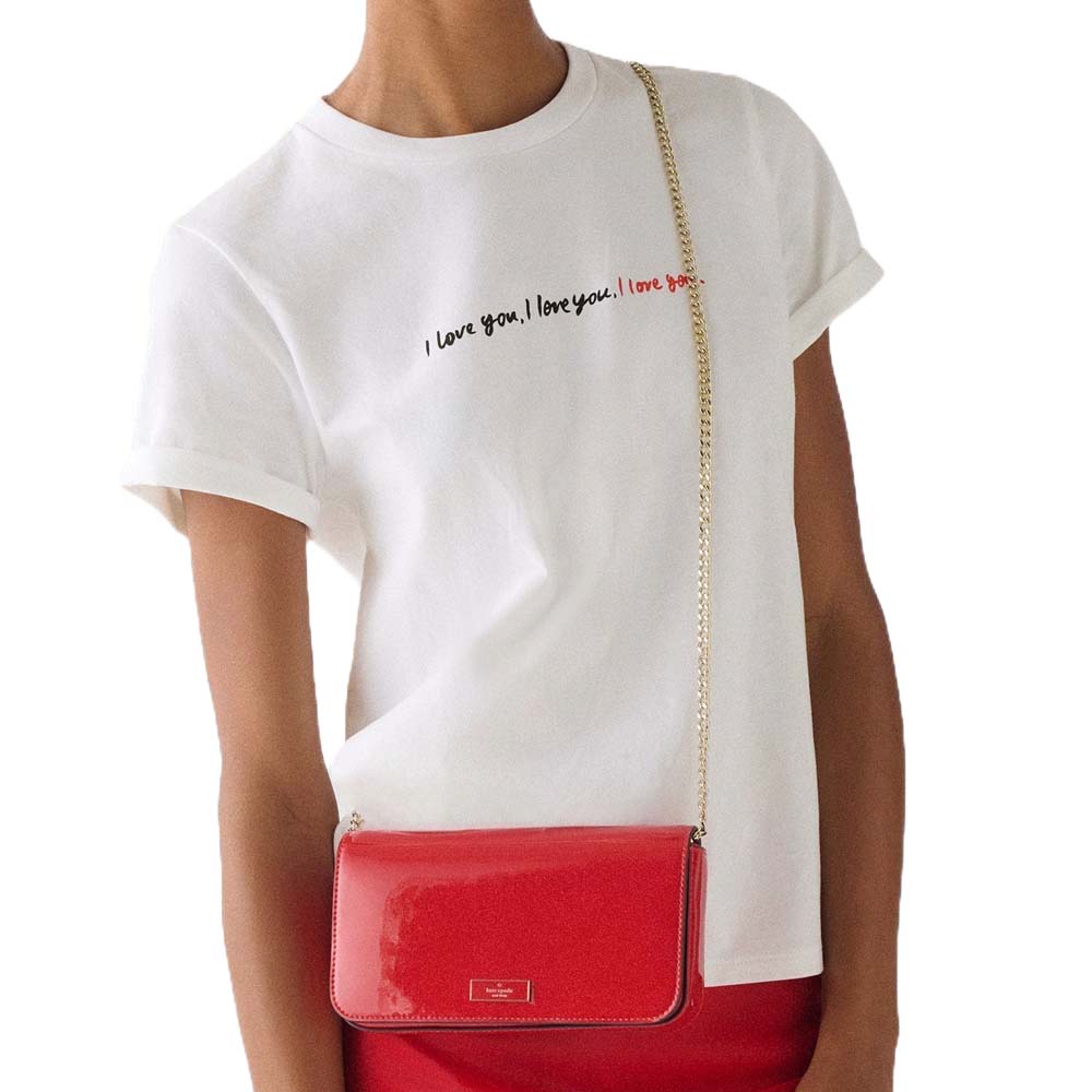 Kate Spade Bridget Patent Mini Crossbody Ks Bright Red # KN250