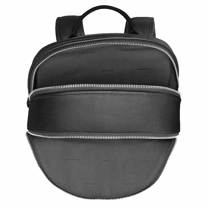 Coach Charter Backpack With Coach Graphic Charcoal # CV928