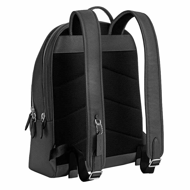 Coach Charter Backpack With Coach Graphic Charcoal # CV928
