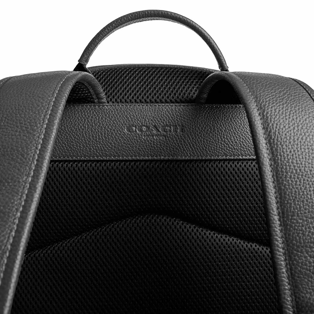 Coach Charter Backpack With Coach Graphic Charcoal # CV928