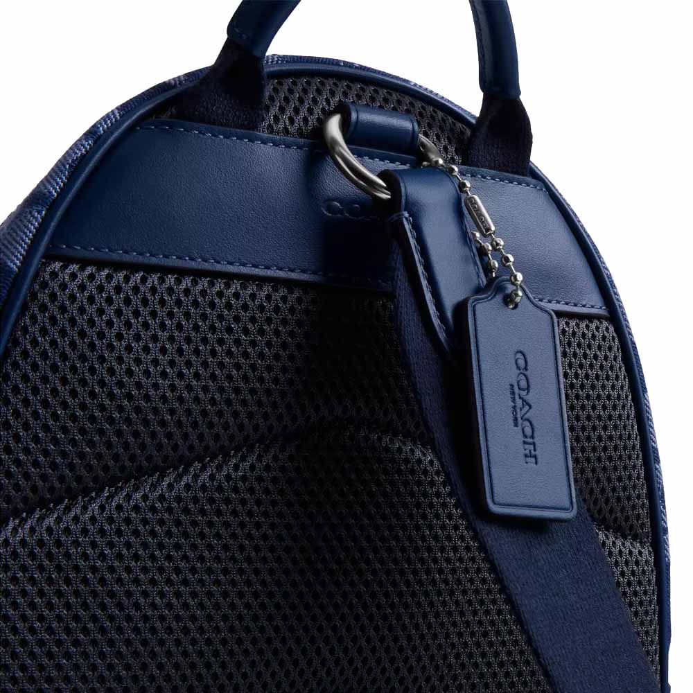 Coach Charter Pack In Signature Denim Deep Blue # CAJ87