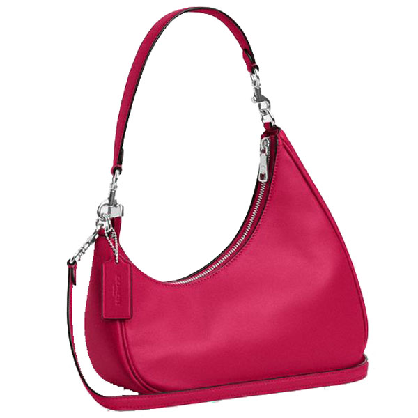 Coach Twisted Teri Shoulder Bag Silver Dragonfruit # CBI01
