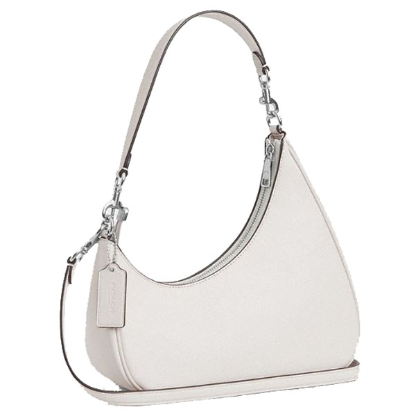 Coach Twisted Teri Shoulder Bag Silver Chalk # CBI01