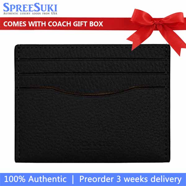 Coach Slim Id Card Case Black # CP209