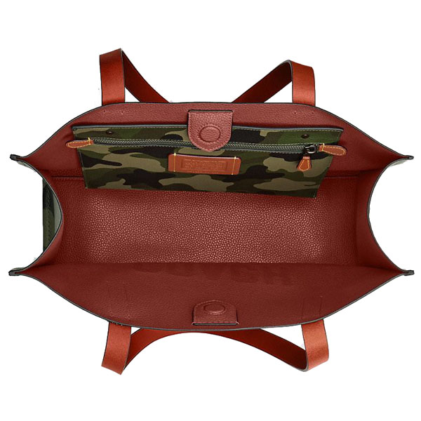 Coach Relay Tote Bag With Camo Print And Coach Graphic Camo # CY808