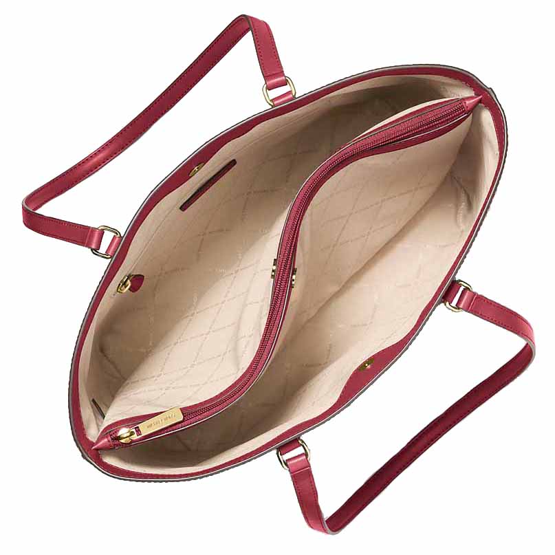 Michael Kors Sheila Large Tote Bag Cherry Dark Red # 35S4G6HT9L