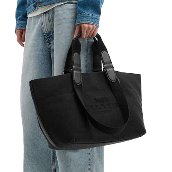 Coach Small Tour Tote Bag Gunmetal Black Multi # CCG39