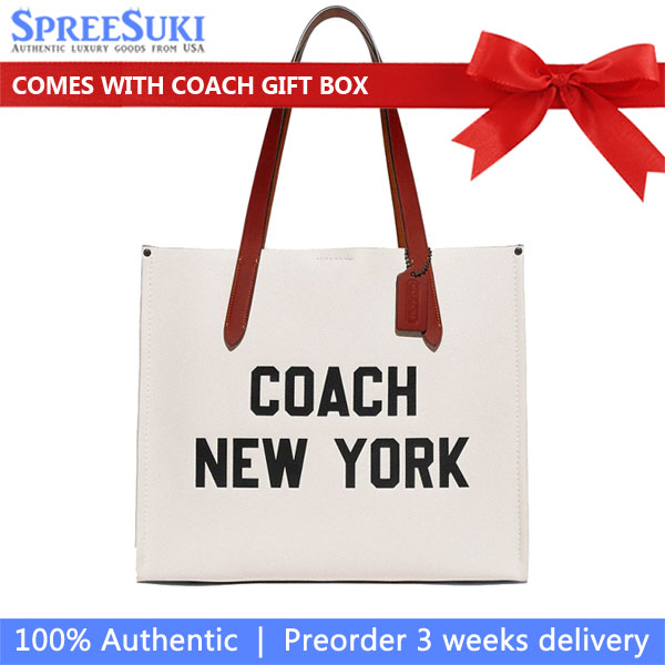 Coach Relay Tote Bag With Coach Graphic Chalk Multi # CH765
