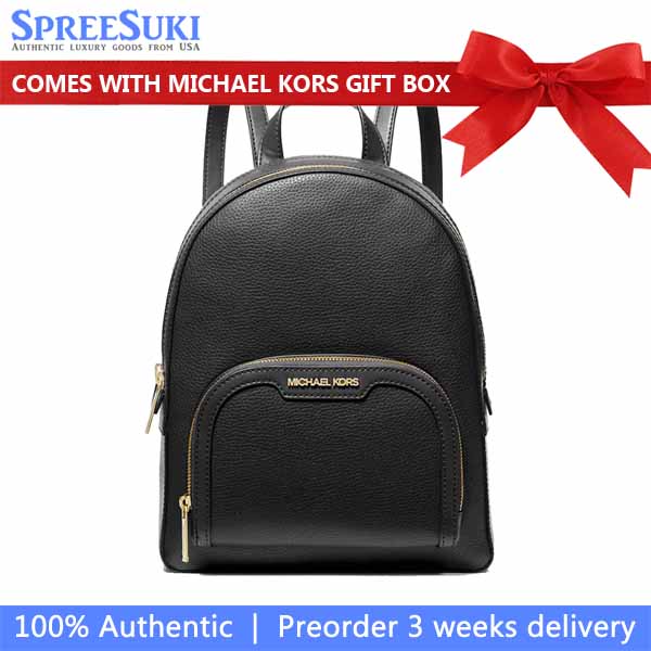 Michael Kors Jaycee Medium Zip Pocket Backpack Black # 35S2G8TB2L