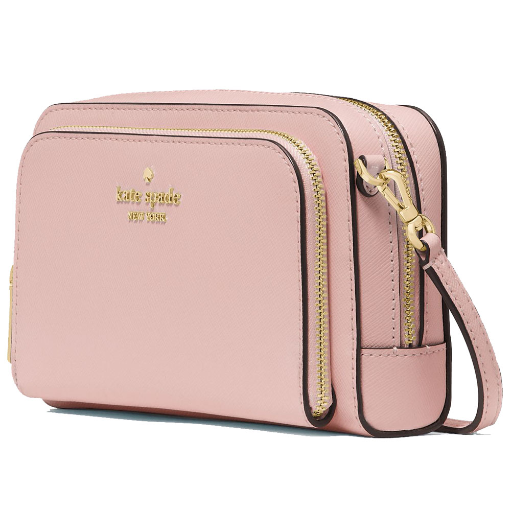 Kate Spade Staci Dual Zip Around Mini Crossbody Tutu Pink # KG036