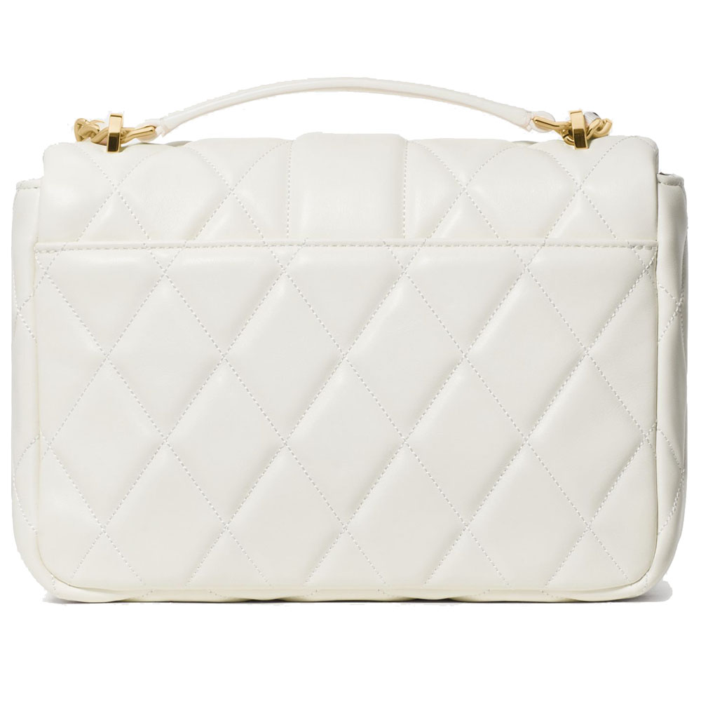 Kate Spade Carey Quilted Small Flap Crossbody Meringue # KM708