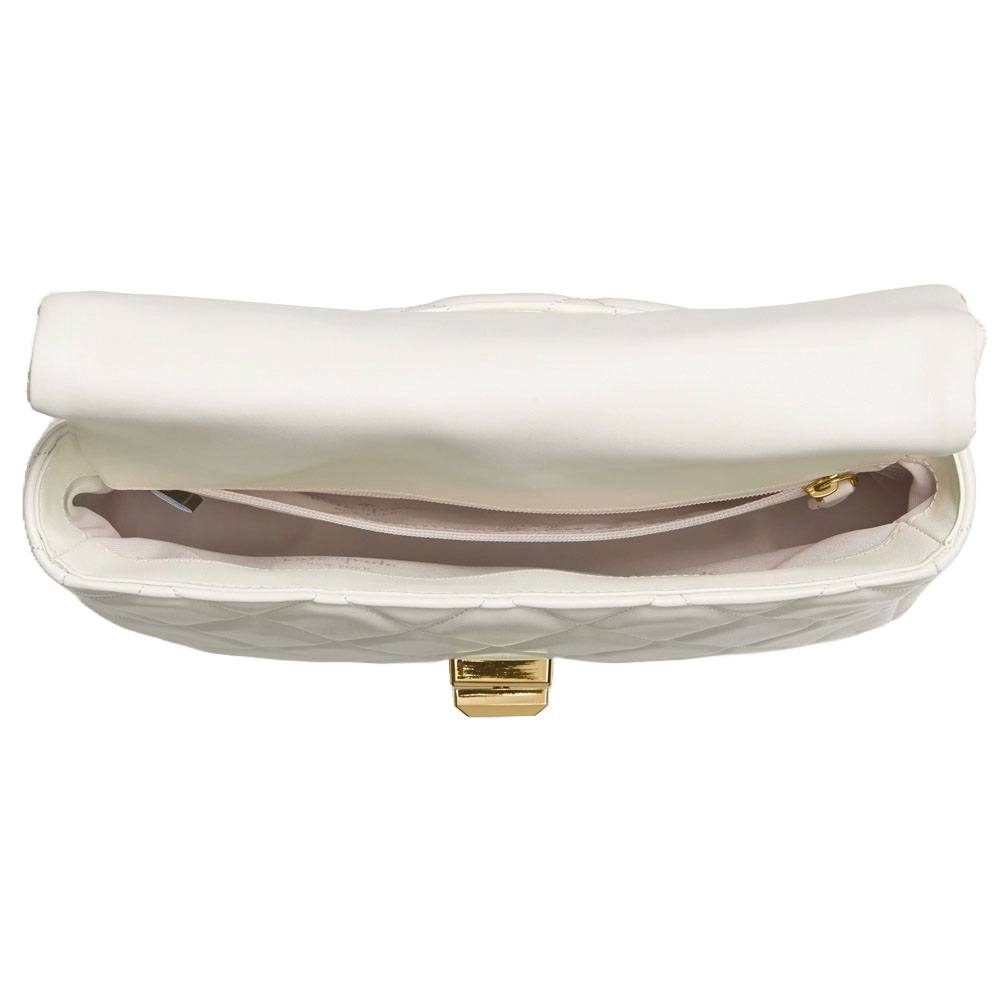 Kate Spade Carey Quilted Small Flap Crossbody Meringue # KM708