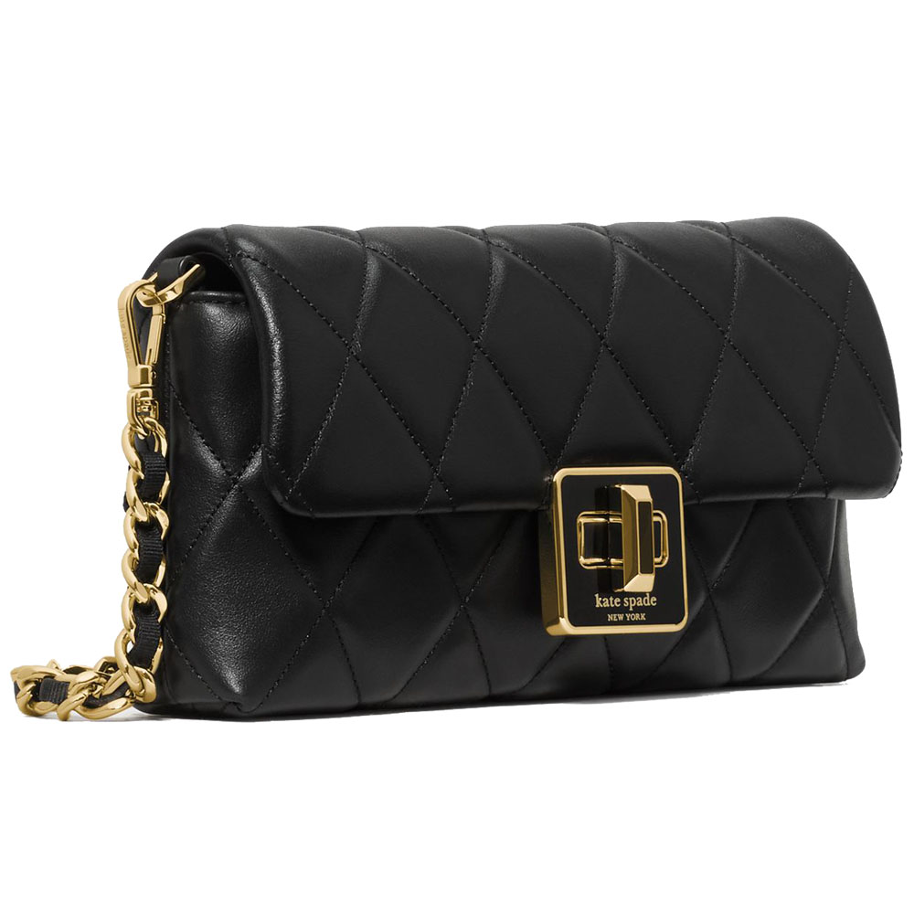 Kate Spade Carey Quilted Mini Crossbody Black # KM531