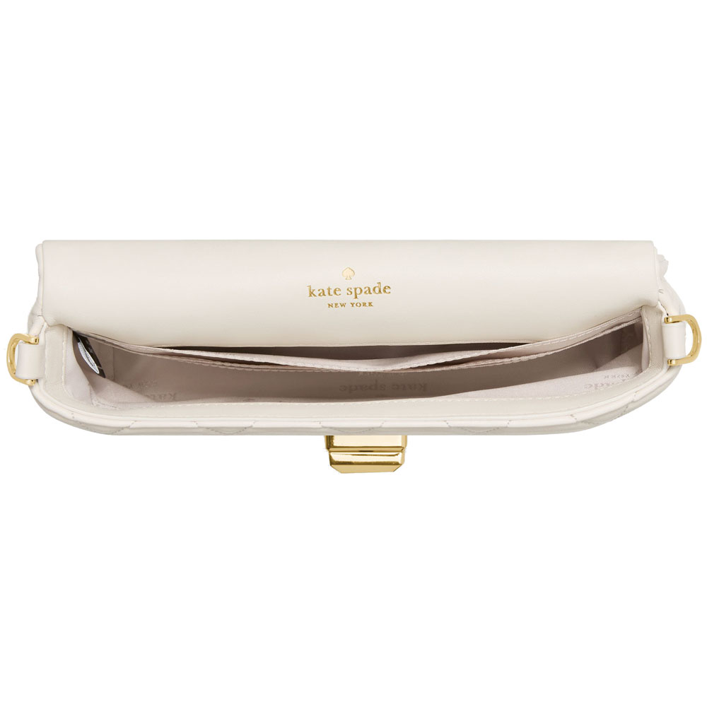 Kate Spade Carey Quilted Mini Crossbody Meringue # KM531