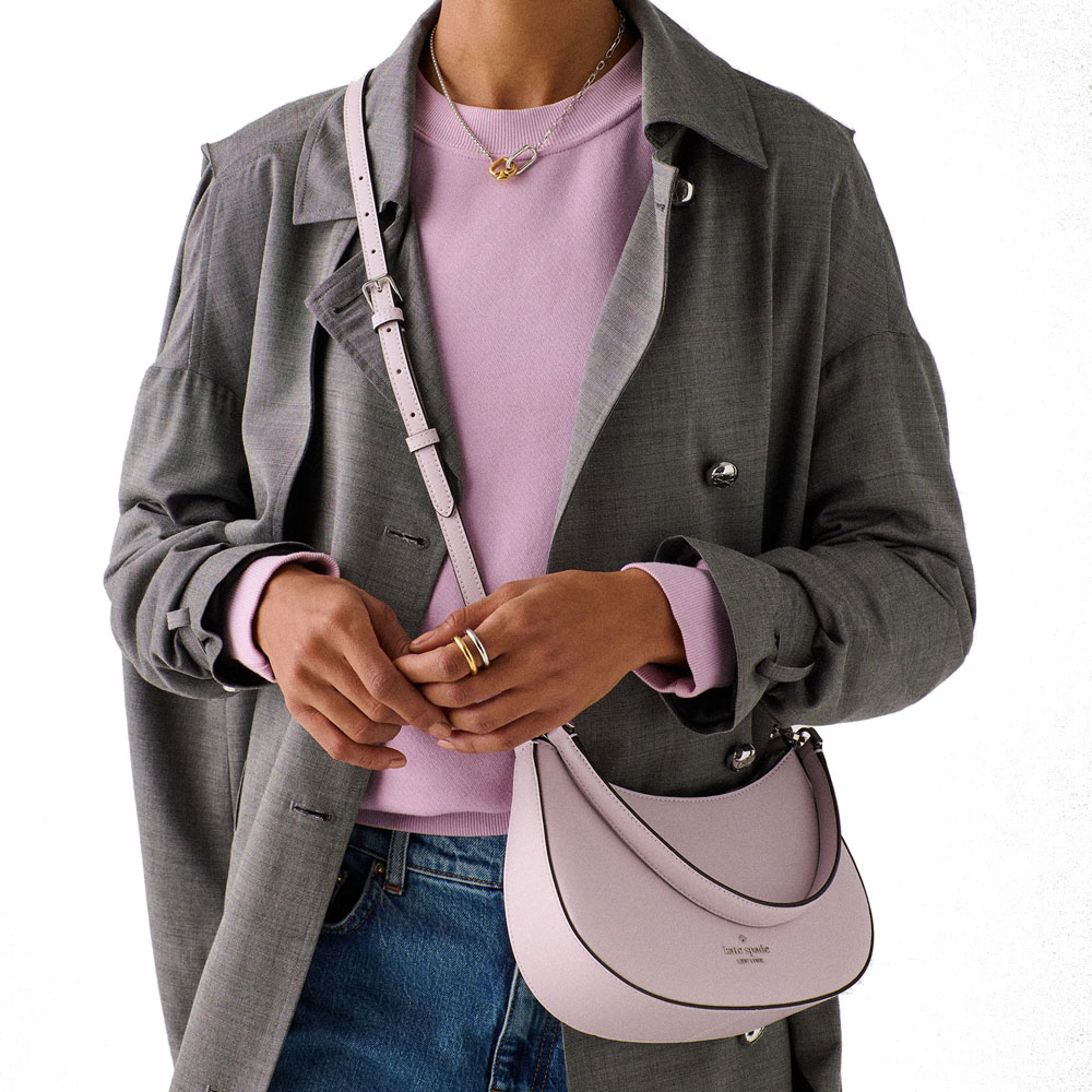 Kate Spade Paige Convertible Crossbody Lilac Moonlight # KK983