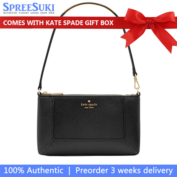 Kate Spade Lena Convertible Wristlet Black # KH785