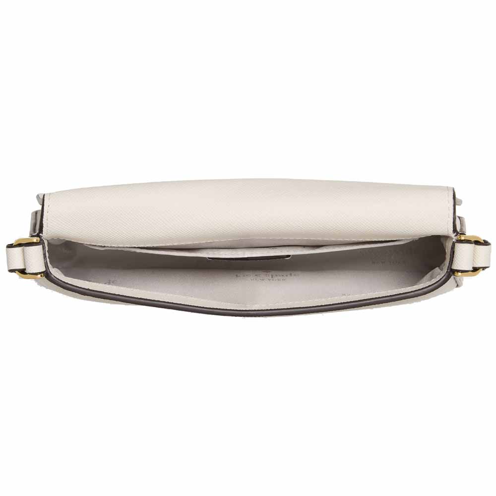 Kate Spade Reegan Mini Flap Crossbody Meringue White # KM532