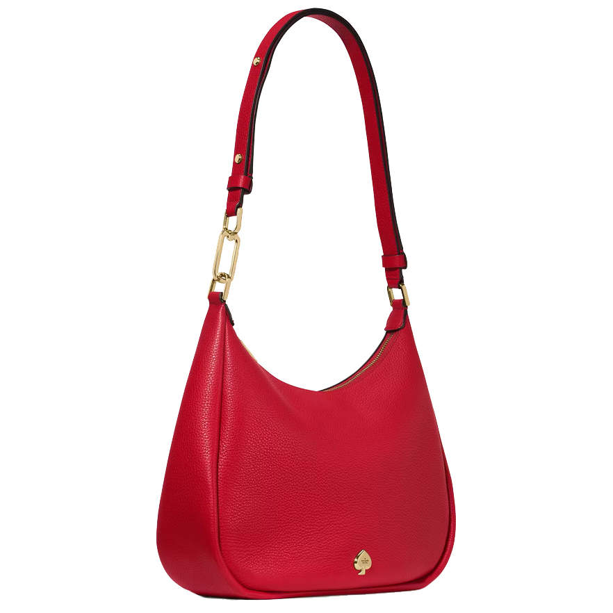 Kate Spade Kayla Large Shoulder Bag Perfect Cherry Dark Red # KK055