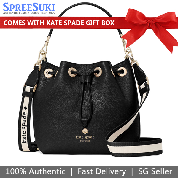Kate Spade Emma Small Bucket Bag Black # KK071