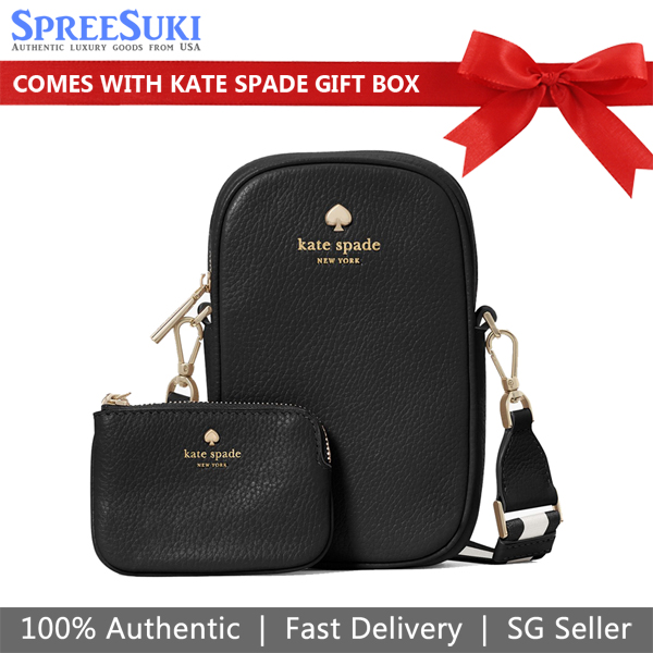 Kate Spade Emma Phone Crossbody Black # KK258