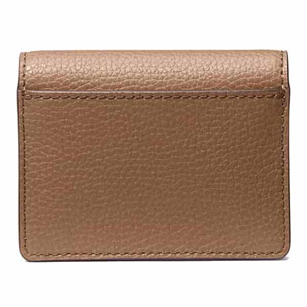 Michael Kors Carson Small Pebbled Leather Wallet Driftwood Brown # 35S5S2ZD5L