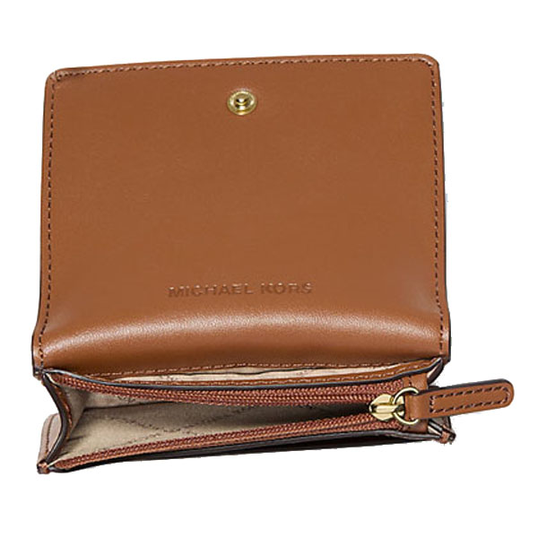 Michael Kors Carson Small Signature Logo Wallet Brown # 35S5G2ZD5B