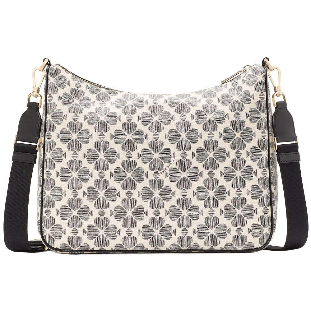 Kate Spade Spade Flower Pv Crossbody Black Multi # KK148