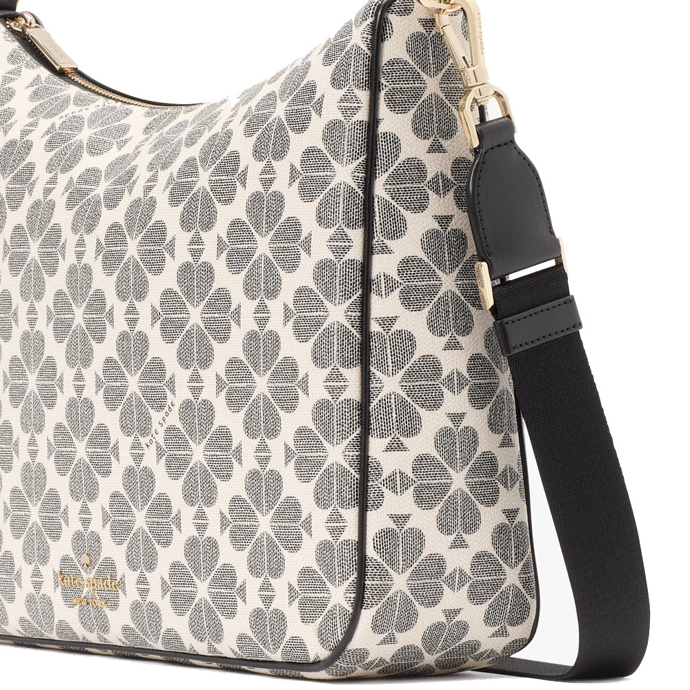 Kate Spade Spade Flower Pv Crossbody Black Multi # KK148