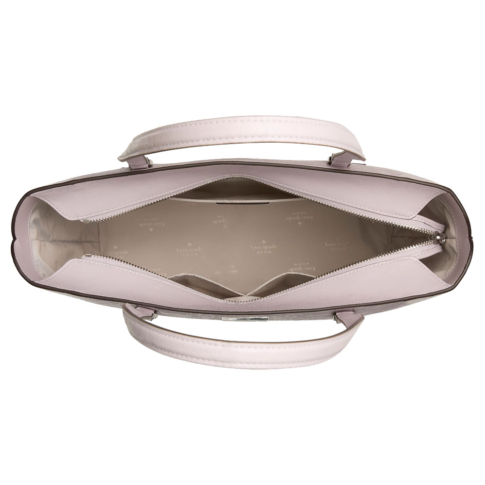 Kate Spade Bridget Crinkle Patent Large Tote Lilac Moonlight Light Purple # KM674