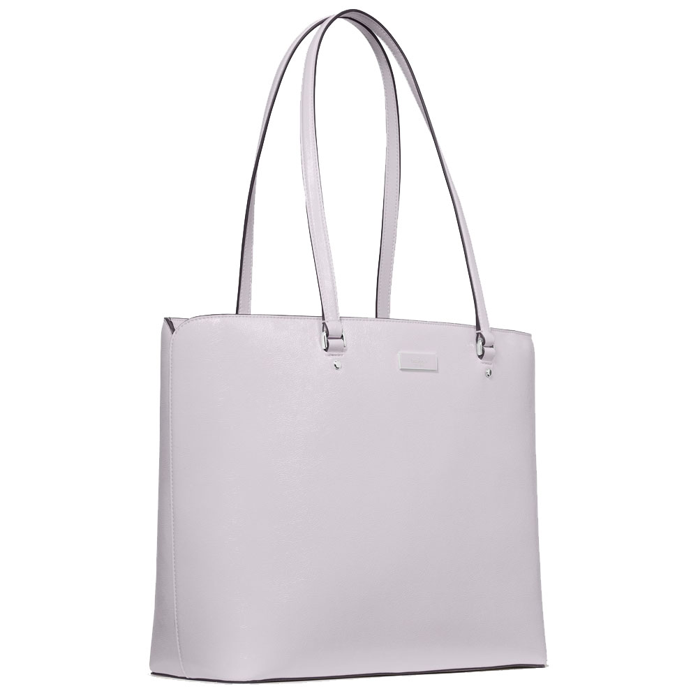 Kate Spade Bridget Crinkle Patent Large Tote Lilac Moonlight Light Purple # KM674