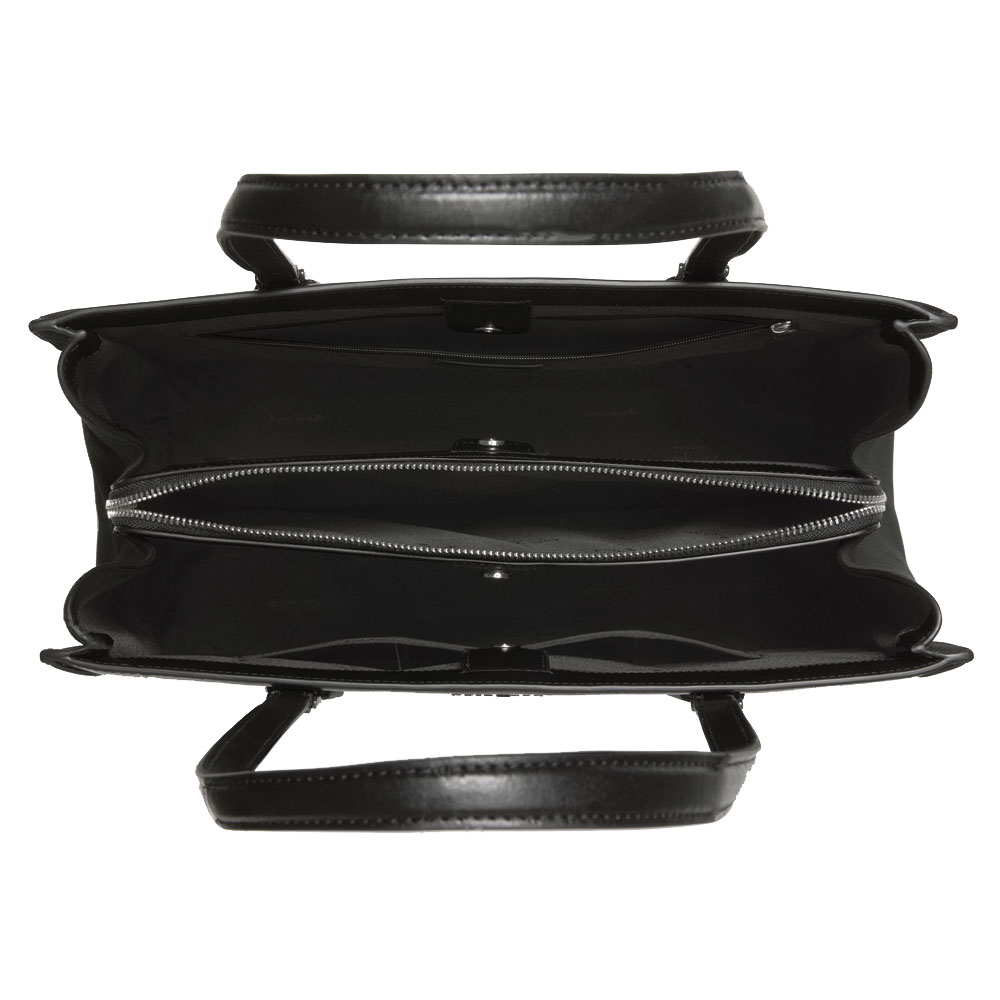 Kate Spade Madison Suede Large Laptop Tote Black Suede # KM661