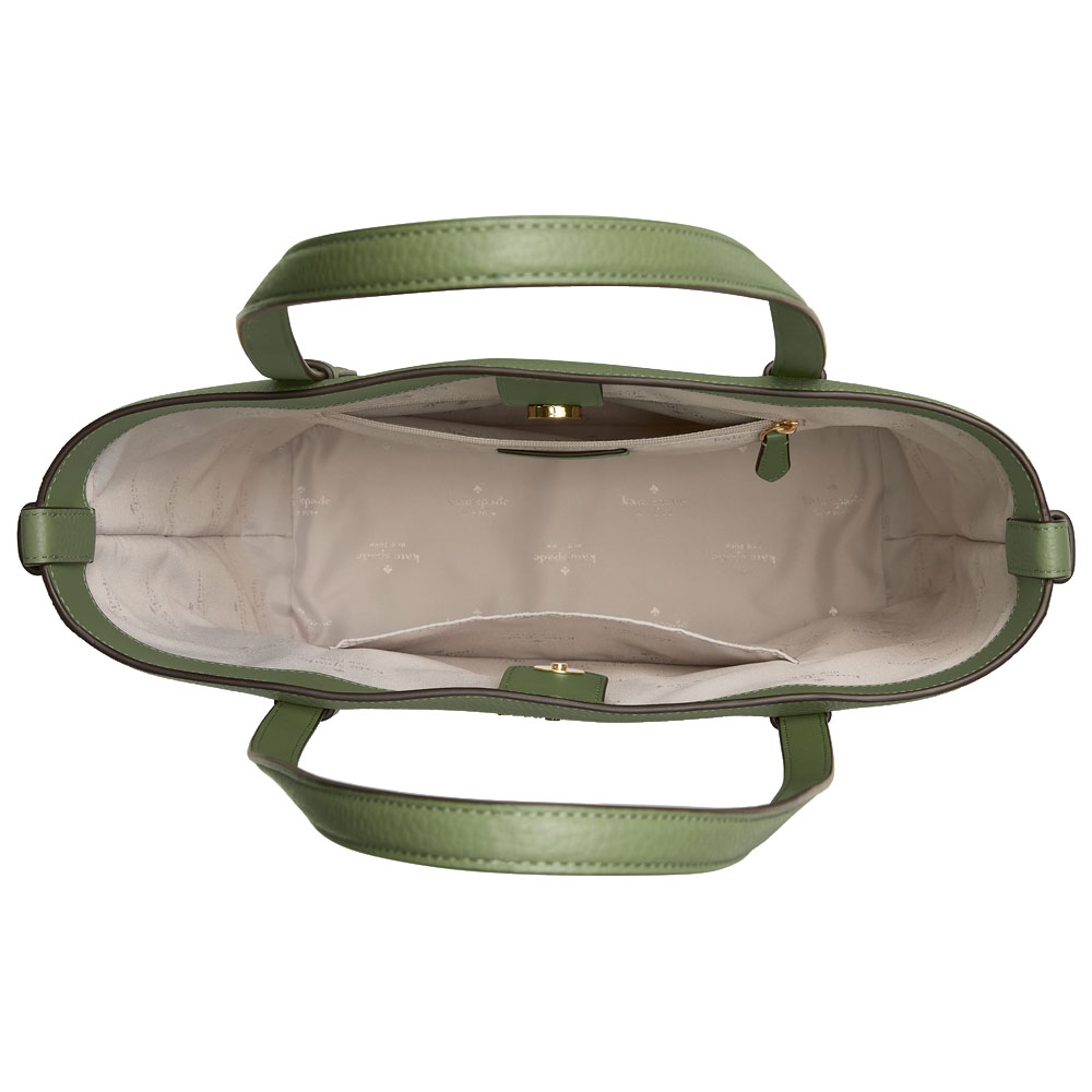 Kate Spade Juliette Leather Medium Tote Cedar Stand Green # KN188