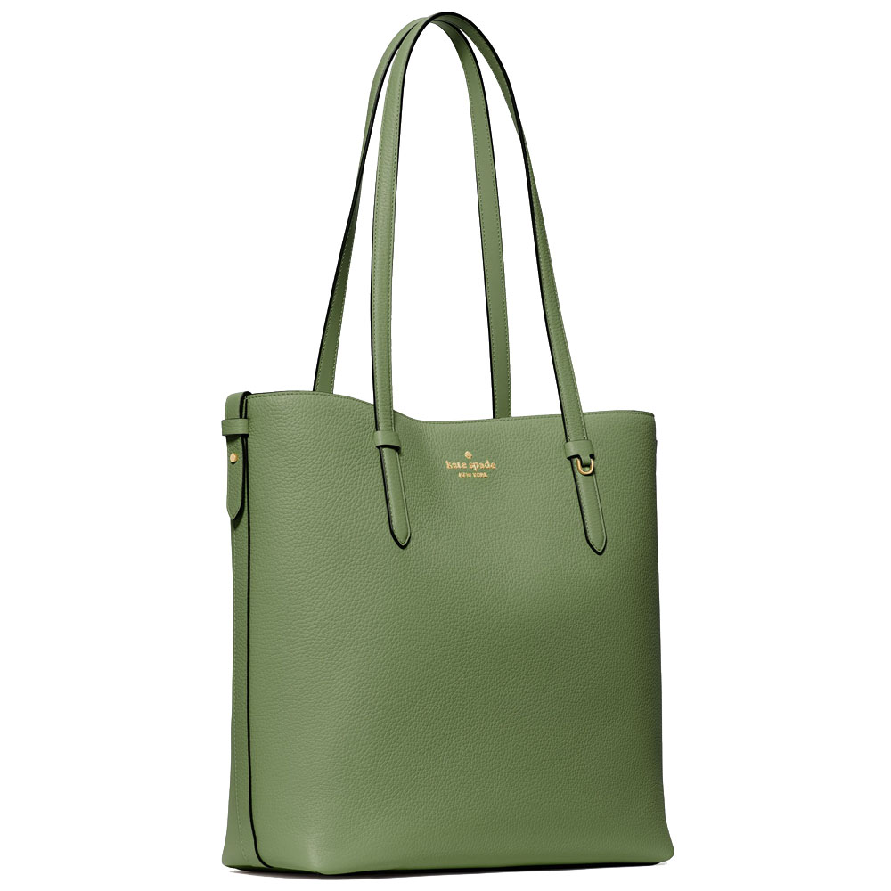 Kate Spade Juliette Leather Medium Tote Cedar Stand Green # KN188