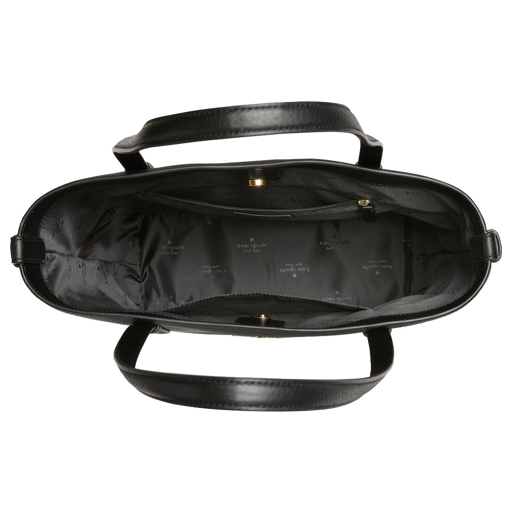 Kate Spade Juliette Leather Medium Tote Black # KN188
