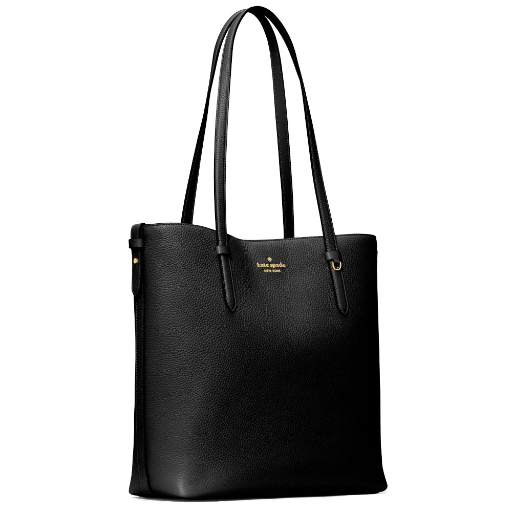 Kate Spade Juliette Leather Medium Tote Black # KN188