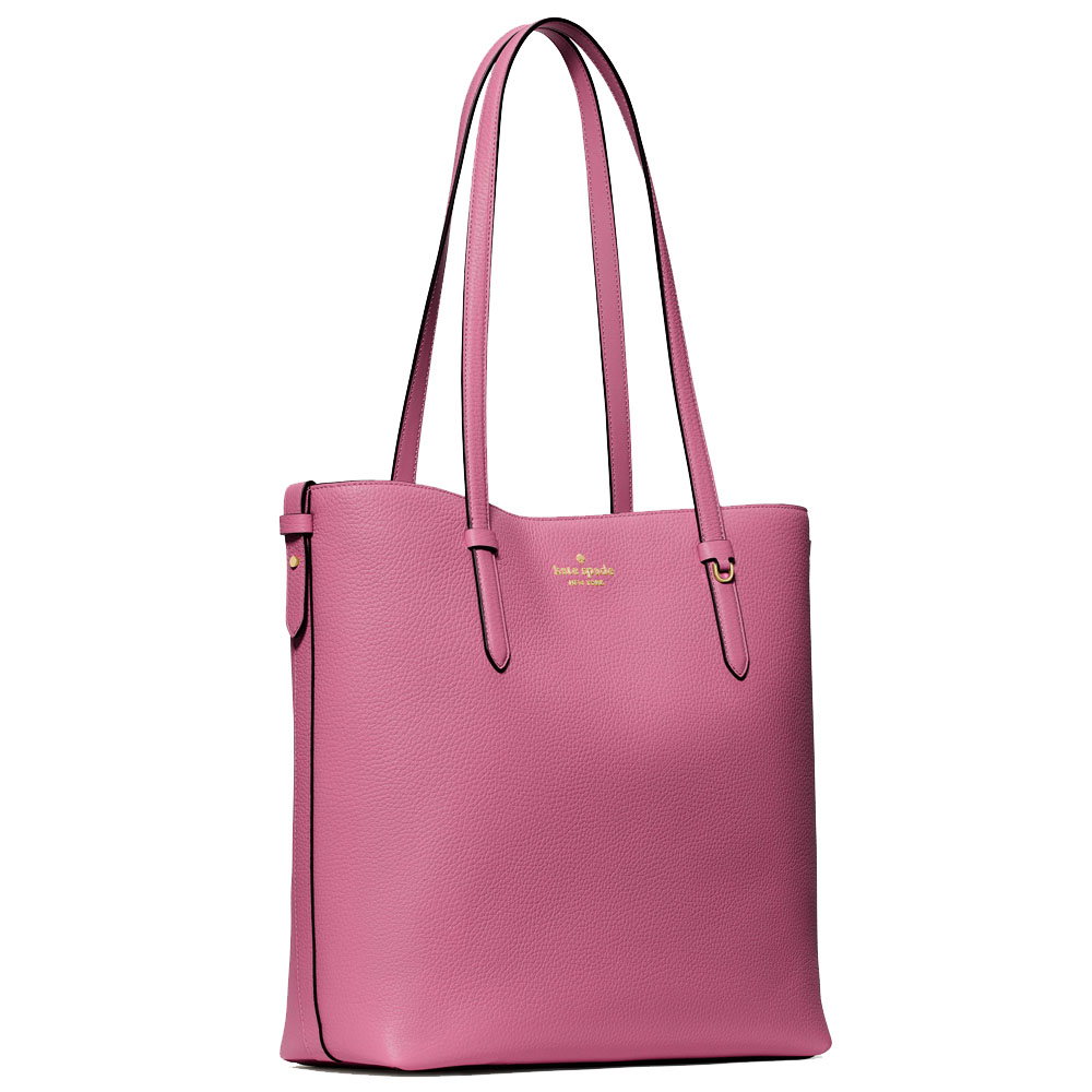 Kate Spade Juliette Leather Medium Tote Nouveau Rose Pink # KN188