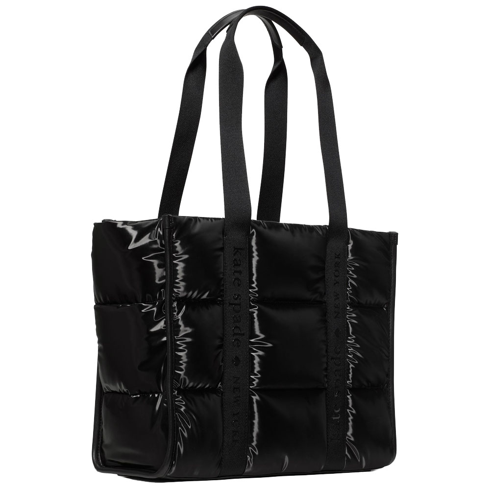 Kate Spade Kip Puffy Large Tote Black # KM667