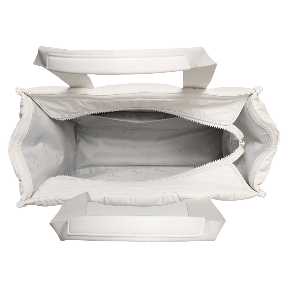 Kate Spade Kip Puffy Large Tote Optic White # KM667