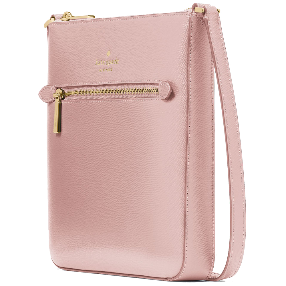 Kate Spade Sadie Saffiano Leather North South Crossbody Bag Sling Tutu Pink # K7379