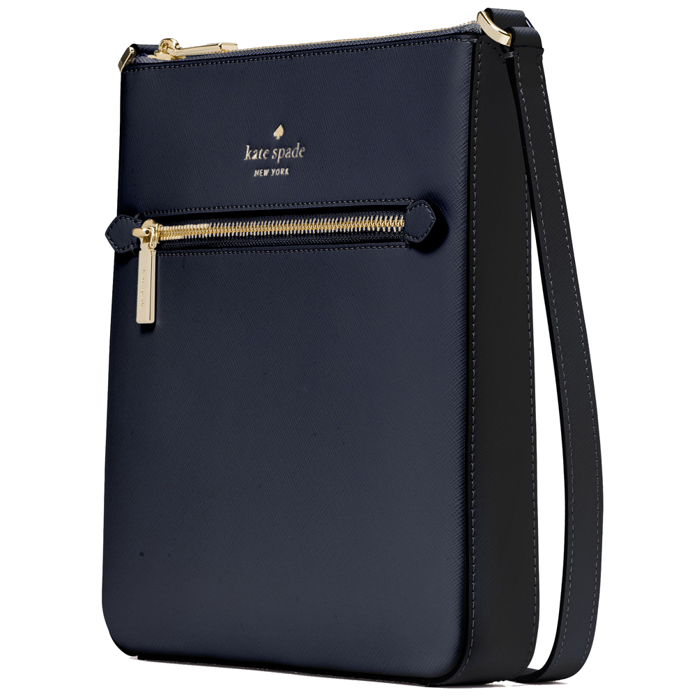 Kate Spade Sadie Saffiano Leather North South Crossbody Bag Sling Blazer Blue Dark blue # K7379