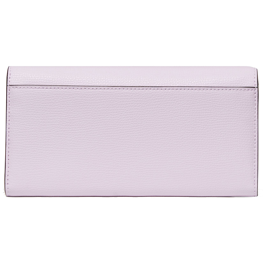 Kate Spade Phoebe Turnlock Wallet-On-Chain Light Frozen Lilac Light Purple # KK248