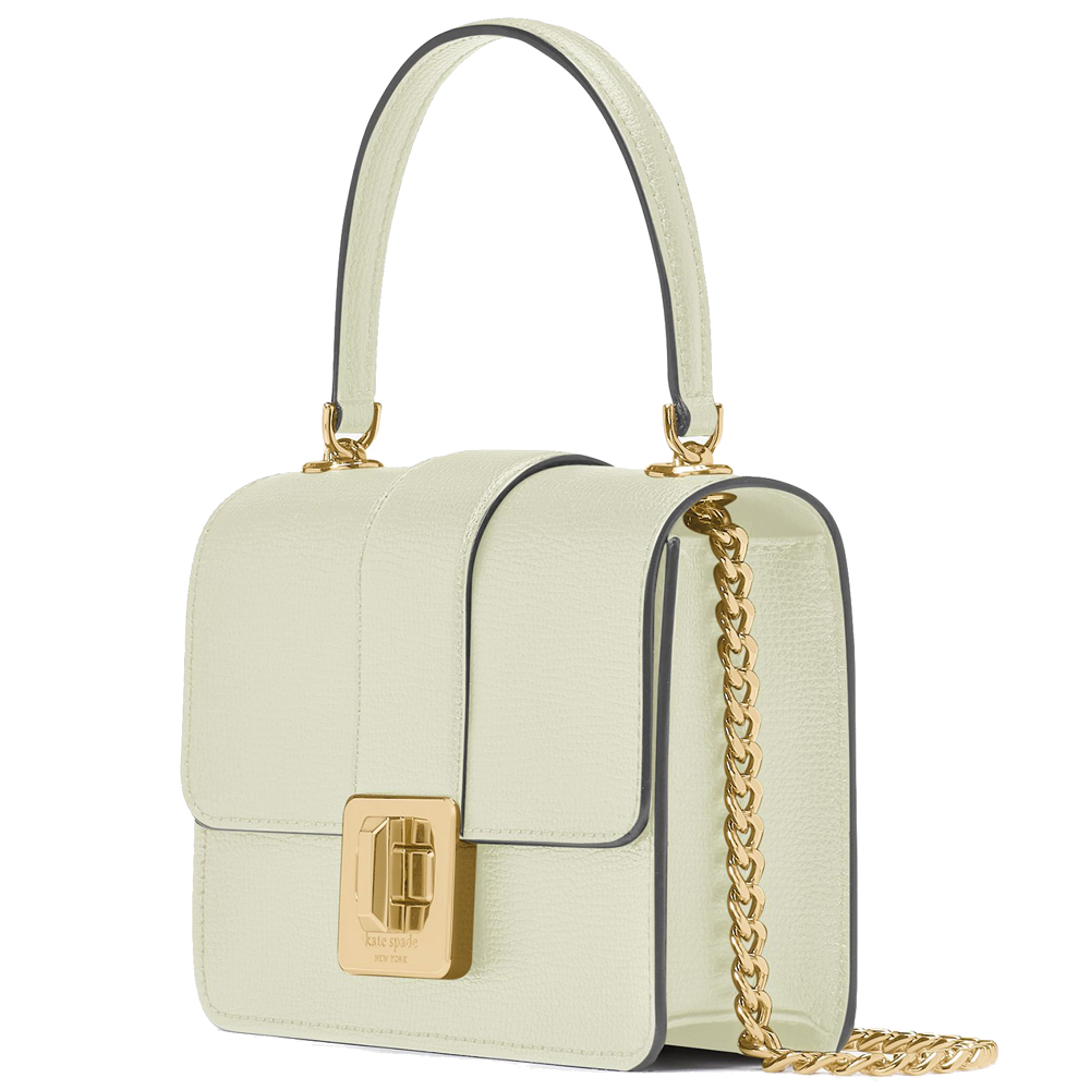 Kate Spade Phoebe Turnlock Mini Flap Crossbody Sage Bundle Light green # KK896