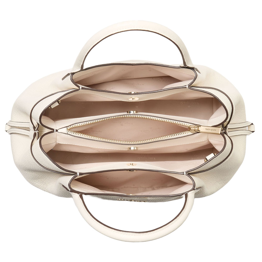 Kate Spade Crossbody Bag Sling Dumpling Large Satchel Bag Meringue White # K8134