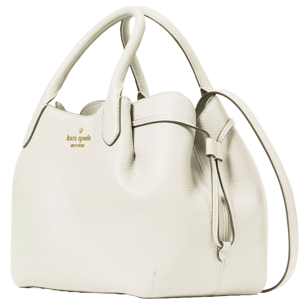 Kate Spade Crossbody Bag Sling Dumpling Large Satchel Bag Meringue White # K8134