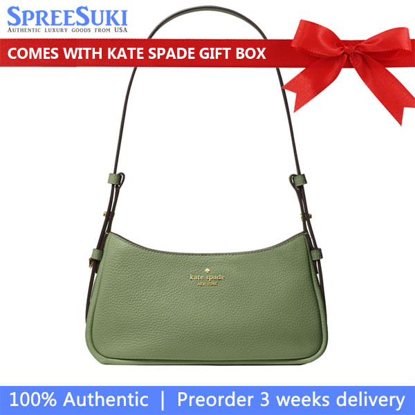 Kate Spade Juliette Small Shoulder Bag Cedar Stand Green # KM545