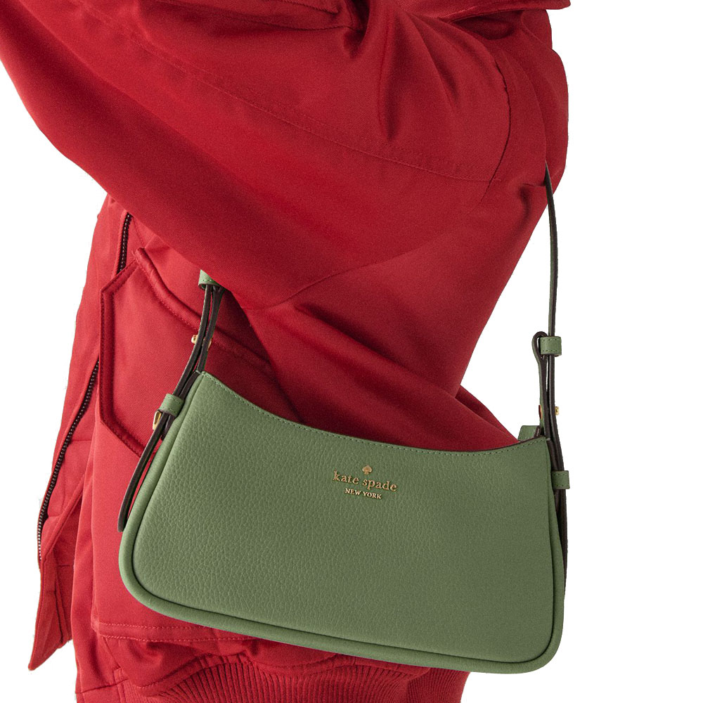 Kate Spade Juliette Small Shoulder Bag Cedar Stand Green # KM545