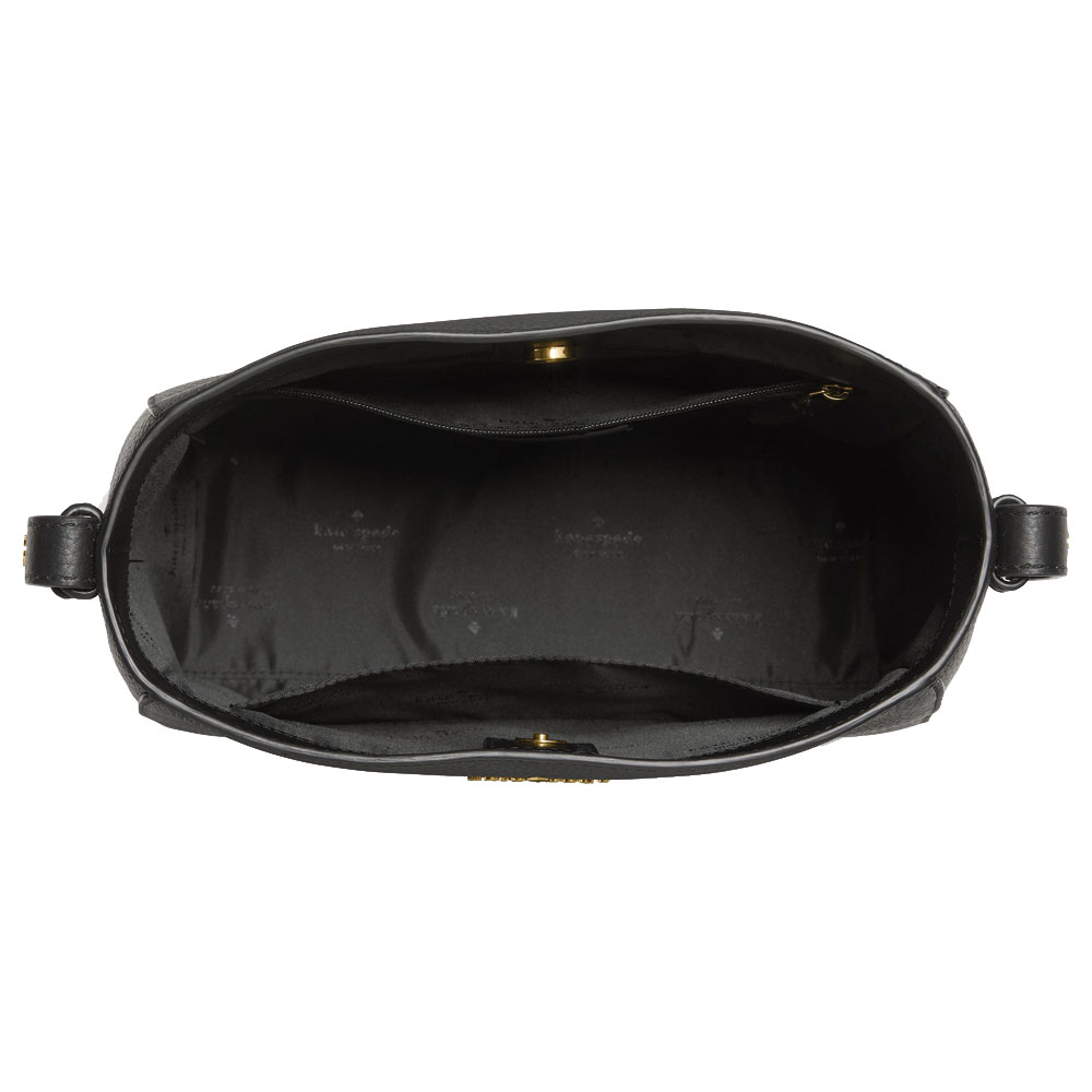 Kate Spade Juliette Medium Bucket Bag Black # KM546