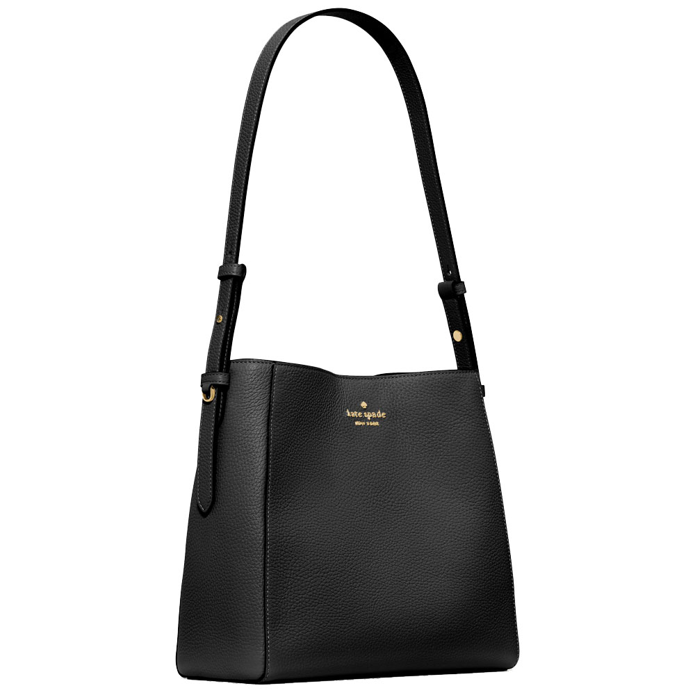 Kate Spade Juliette Medium Bucket Bag Black # KM546