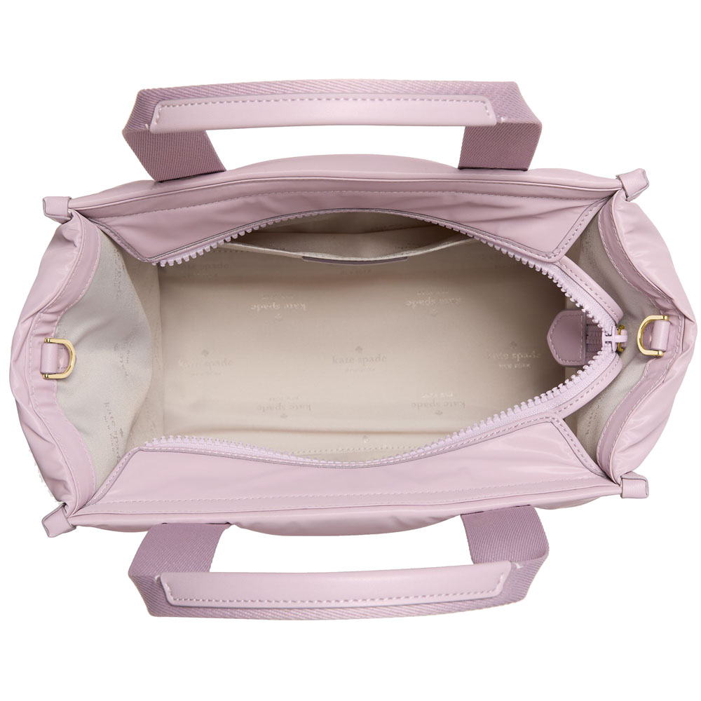 Kate Spade Kip Puffy Small Tote Lavender Smoke Light Purple # KM669
